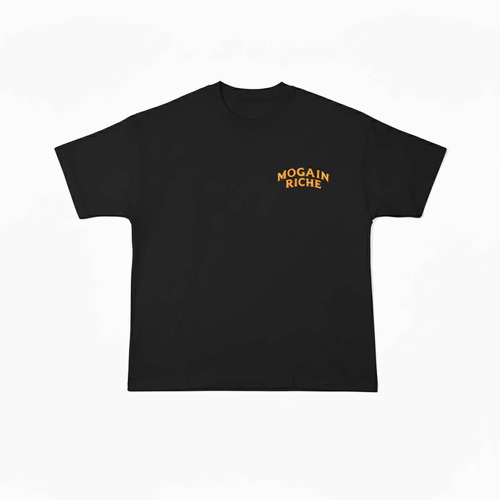 Riché Boxy Classic Curved Logo Tee